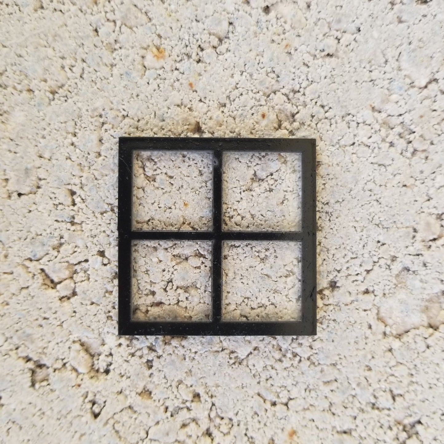 square dollhouse window 1.5" set of 24