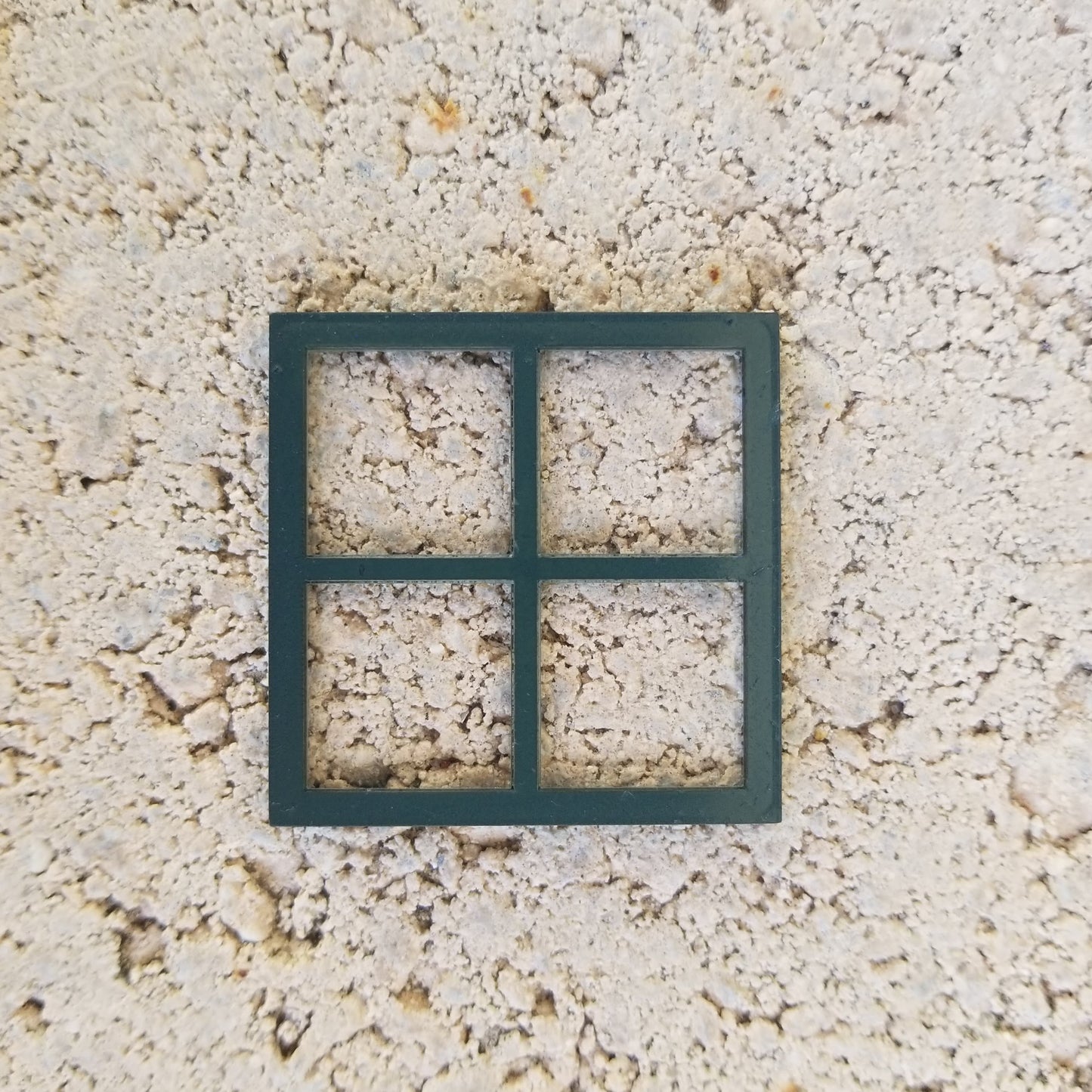 square dollhouse window 1.5" set of 24