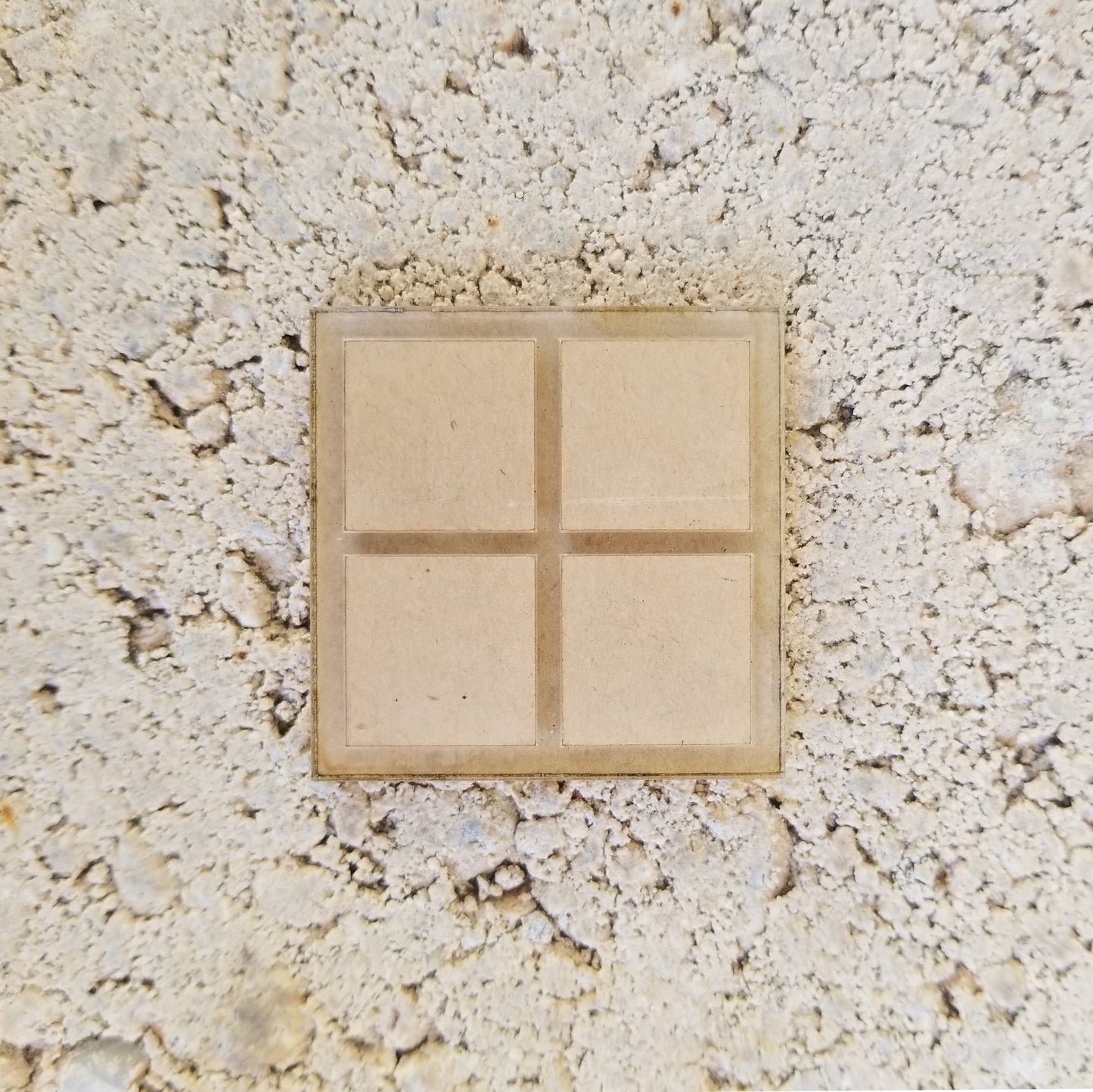 square dollhouse window 1.5" set of 24