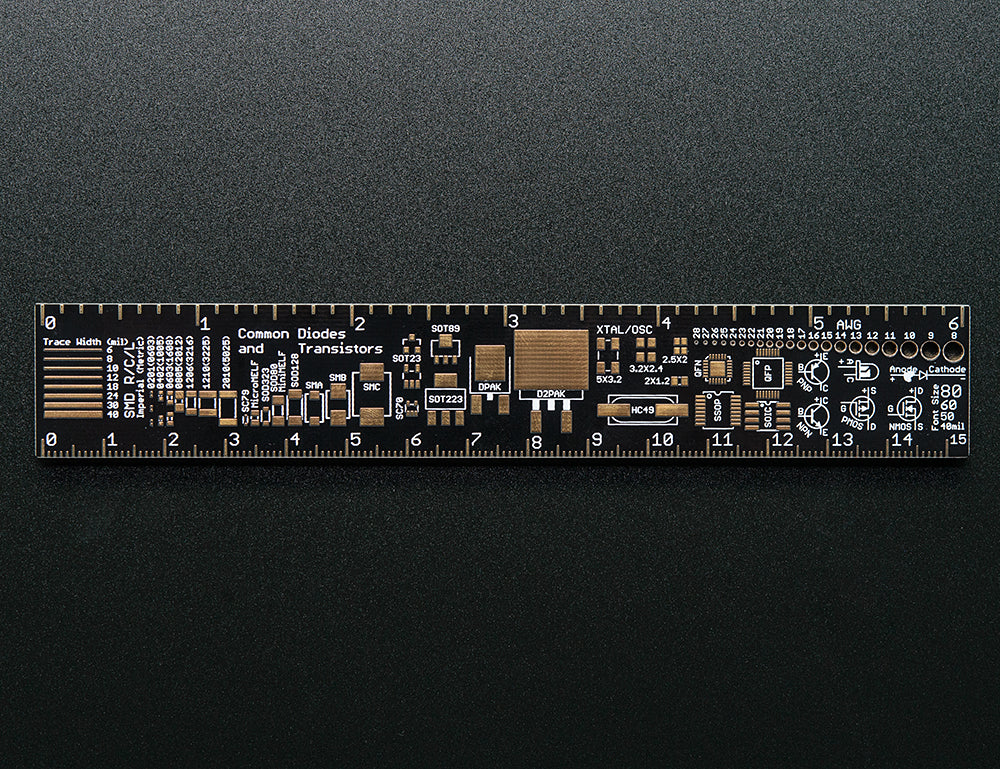 Adafruit PCB Ruler - 6" (A-1554)