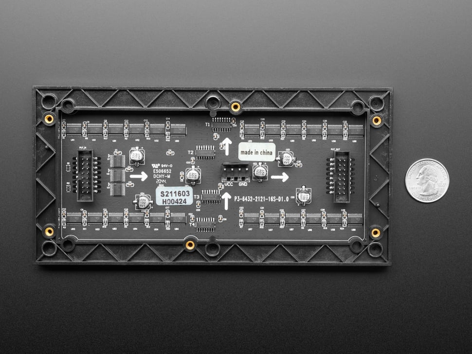 64x32 RGB LED Matrix - 3mm pitch