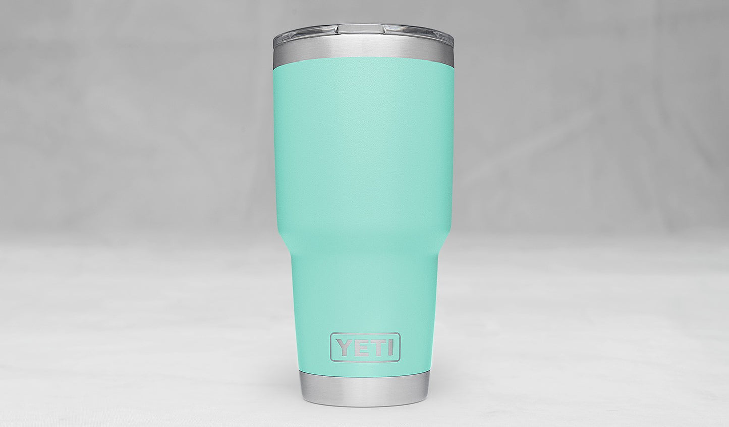 Laser engraved YETI tumbler 30oz