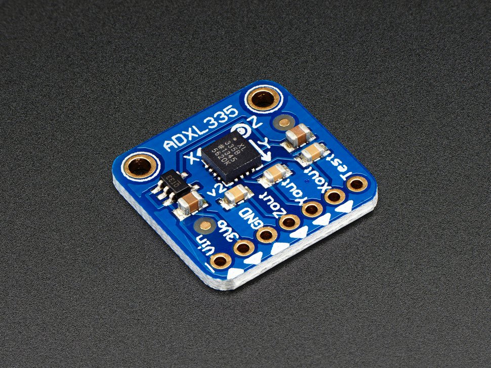 LilyPad Accelerometer ADXL335 (SF-09267) (LILYPD-H)