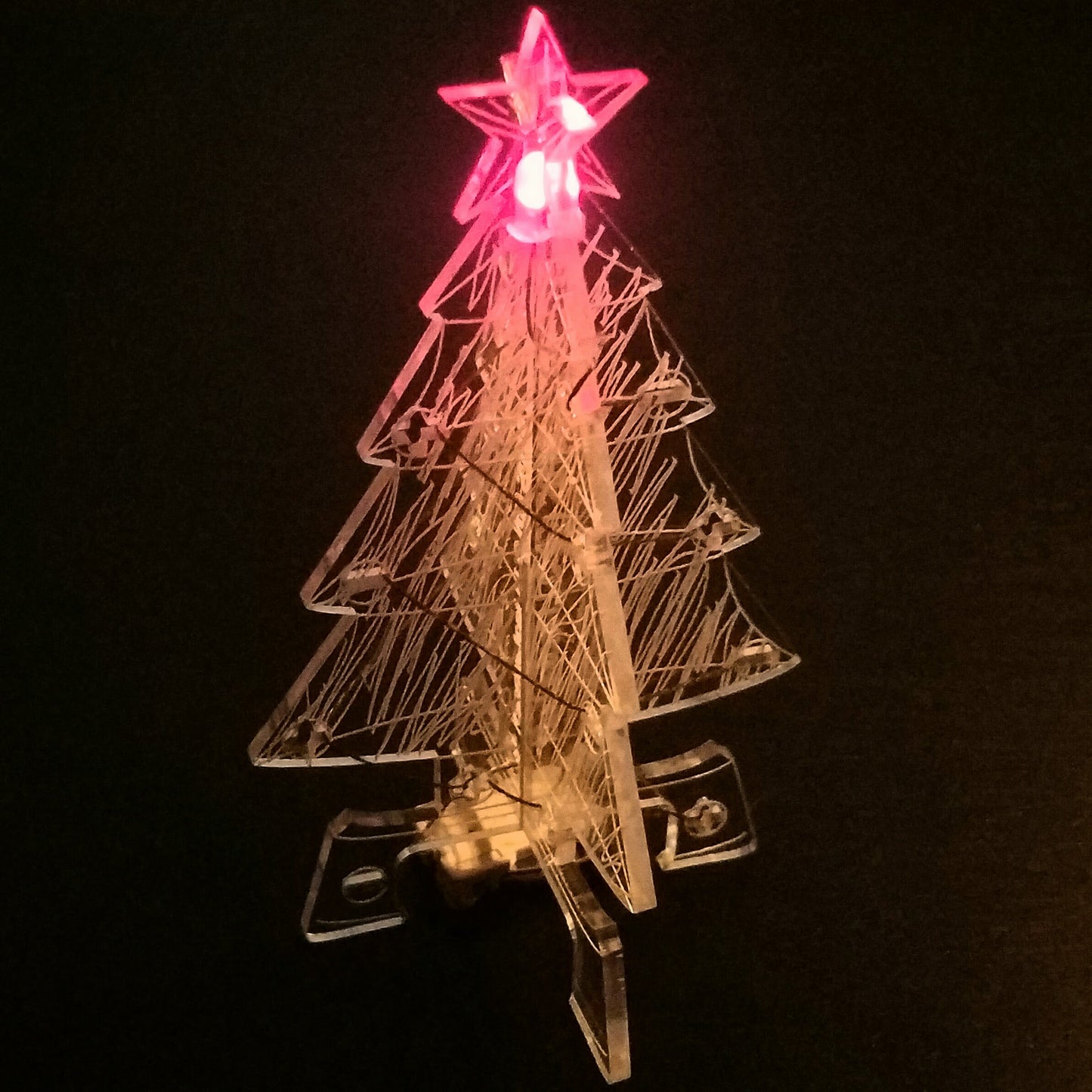 Christmas Tree Kit with Conductive Yarn Garland