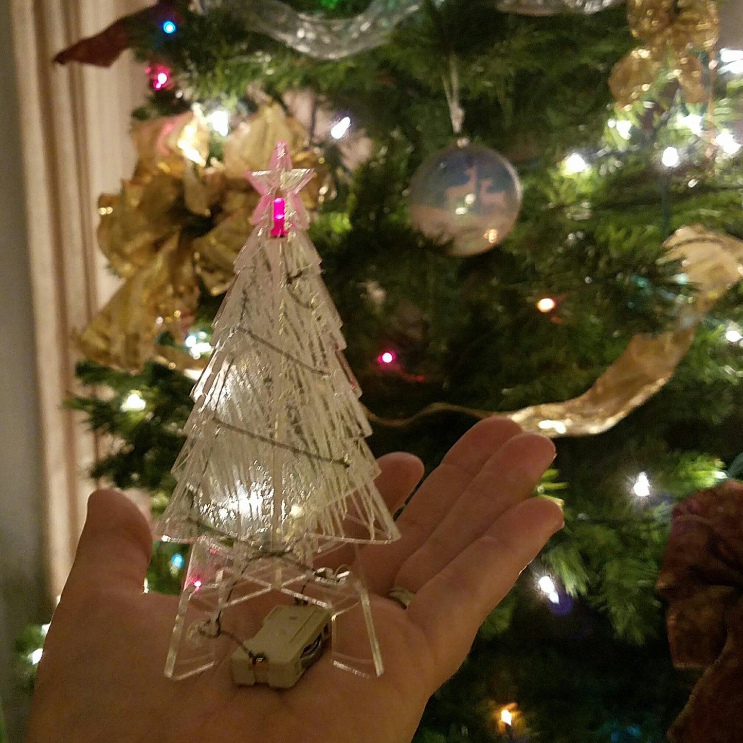 Christmas Tree Kit with Conductive Yarn Garland