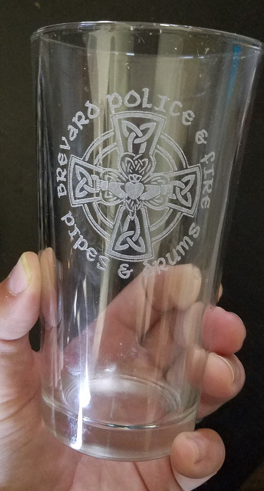 Custom glass laser engraving (up to 4"x4")