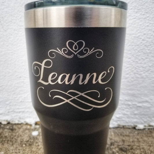 Your Name! Laser engraved OZARK mug 30oz