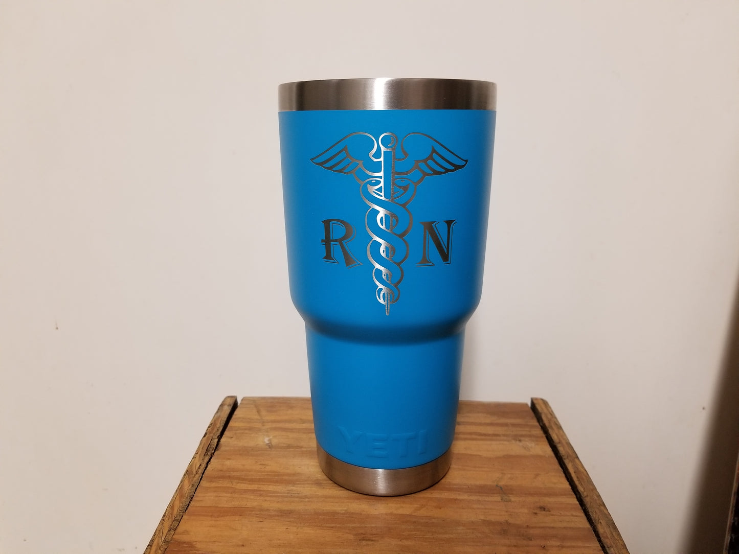 Laser engraved YETI tumbler 30oz