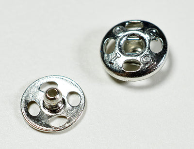 Sewable Snaps - 5mm Diameter - Card of 24 (A-1126) (LILYPD-D)