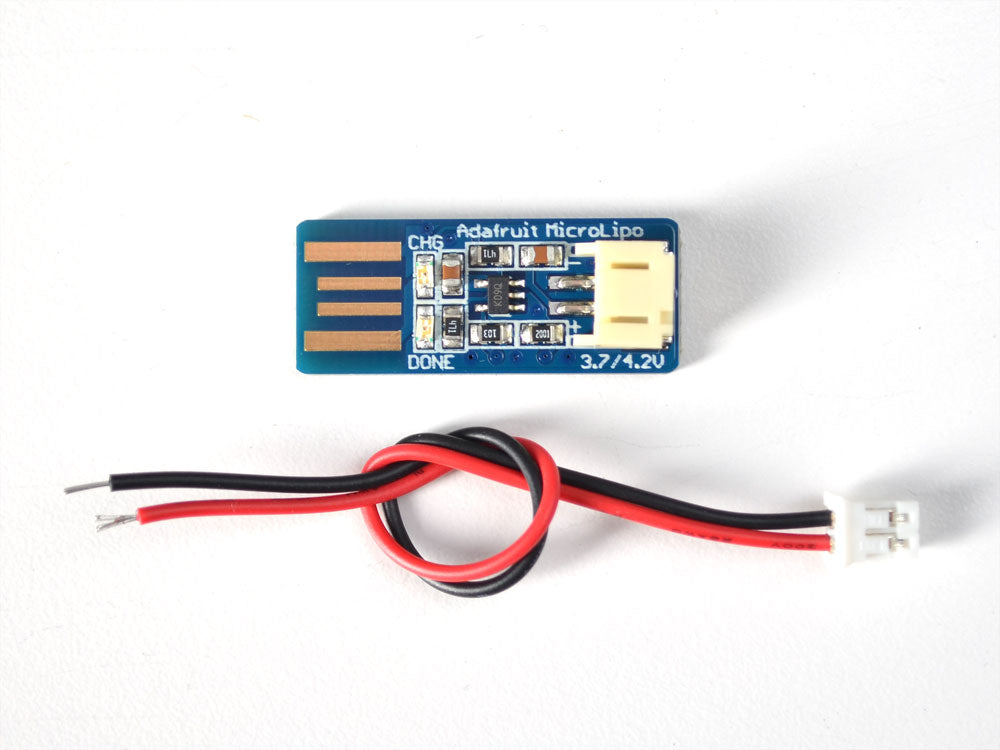 Adafruit Micro Lipo - USB LiIon/LiPoly charger - v1 (A-1304)