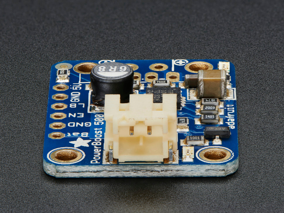 PowerBoost 500 Basic - 5V USB Boost @ 500mA from 1.8V+ (A-1903) (4C4A)