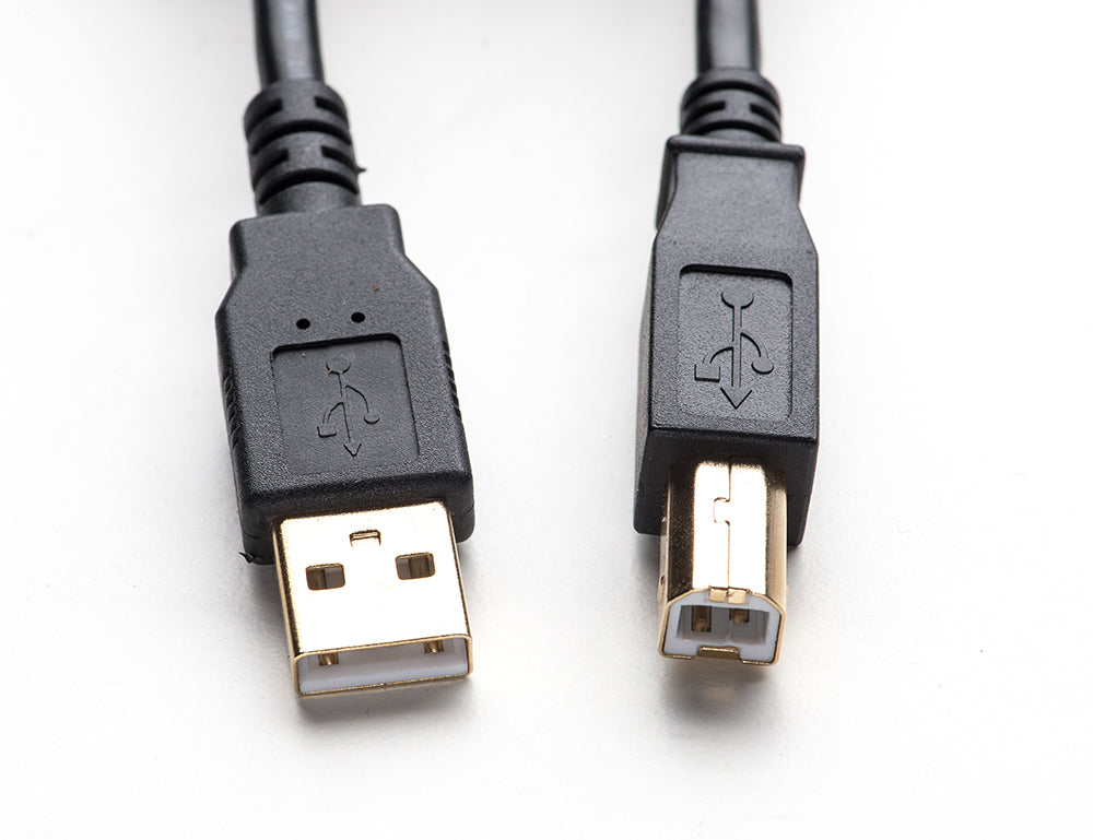 USB Cable (A Male to B Male, 3ft/1m) (A-62) (4D4)