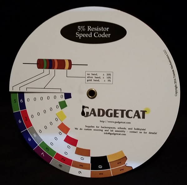 Resistor Coder - identify your resistor from the color bands (GC-TL-002)