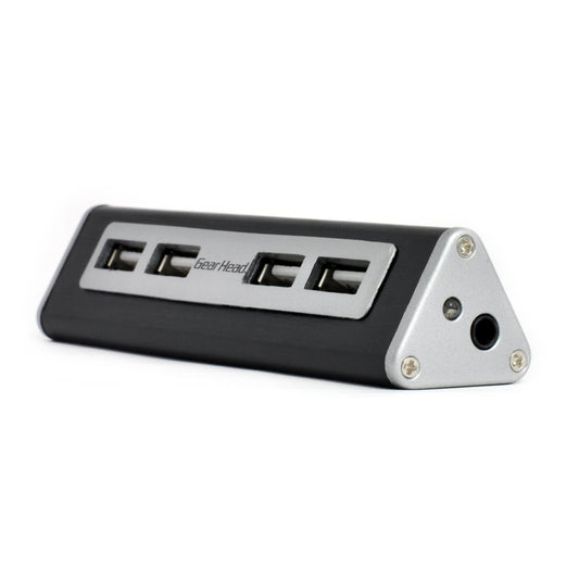 Gear Head 4-Port USB 2.0 Triangle Hub Components Black/silver (GC-UH4200T) (4A1)