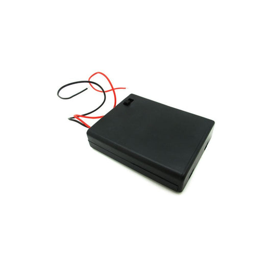 BATTERY HOLDER WITH SWITCH - 4 X AAA (IT-IM120803037) (4C1B)