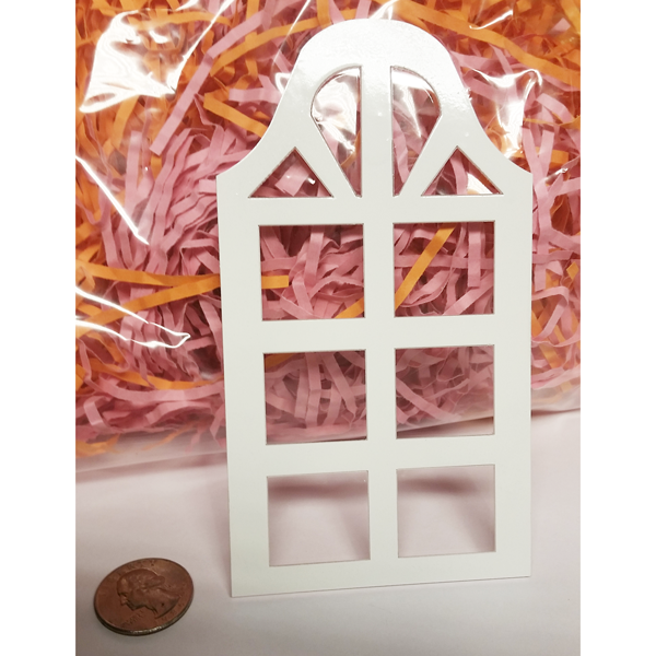 high arch dollhouse window (set of 2)